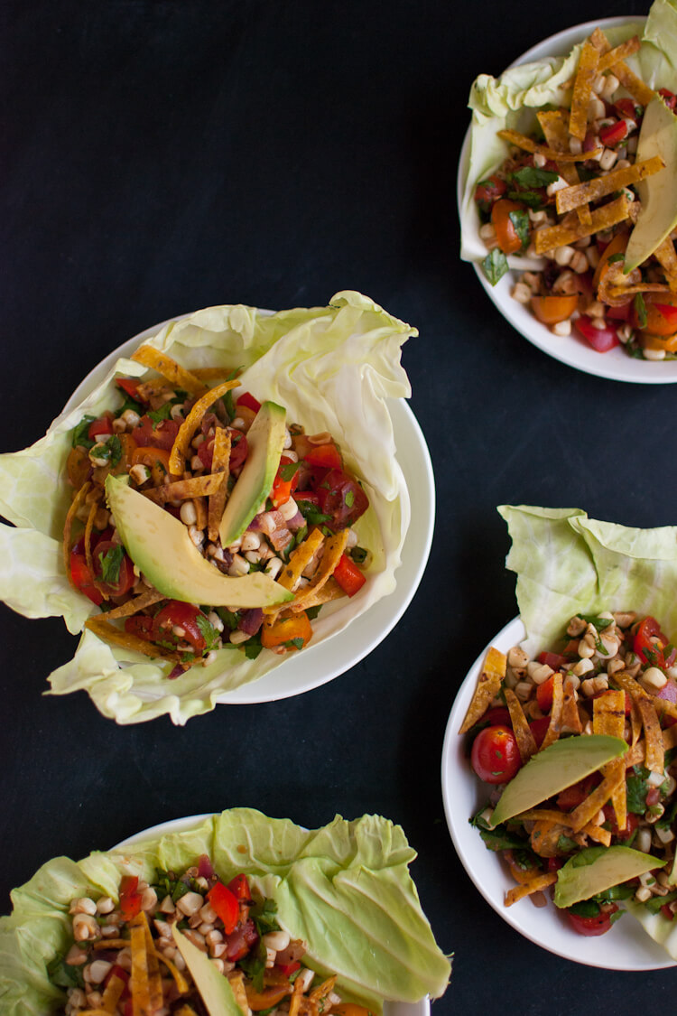 Sweet Corn Salad Wraps Sweet Corn Salad Wraps