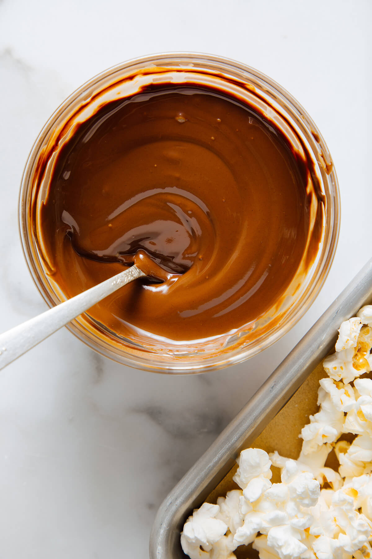 melted chocolate