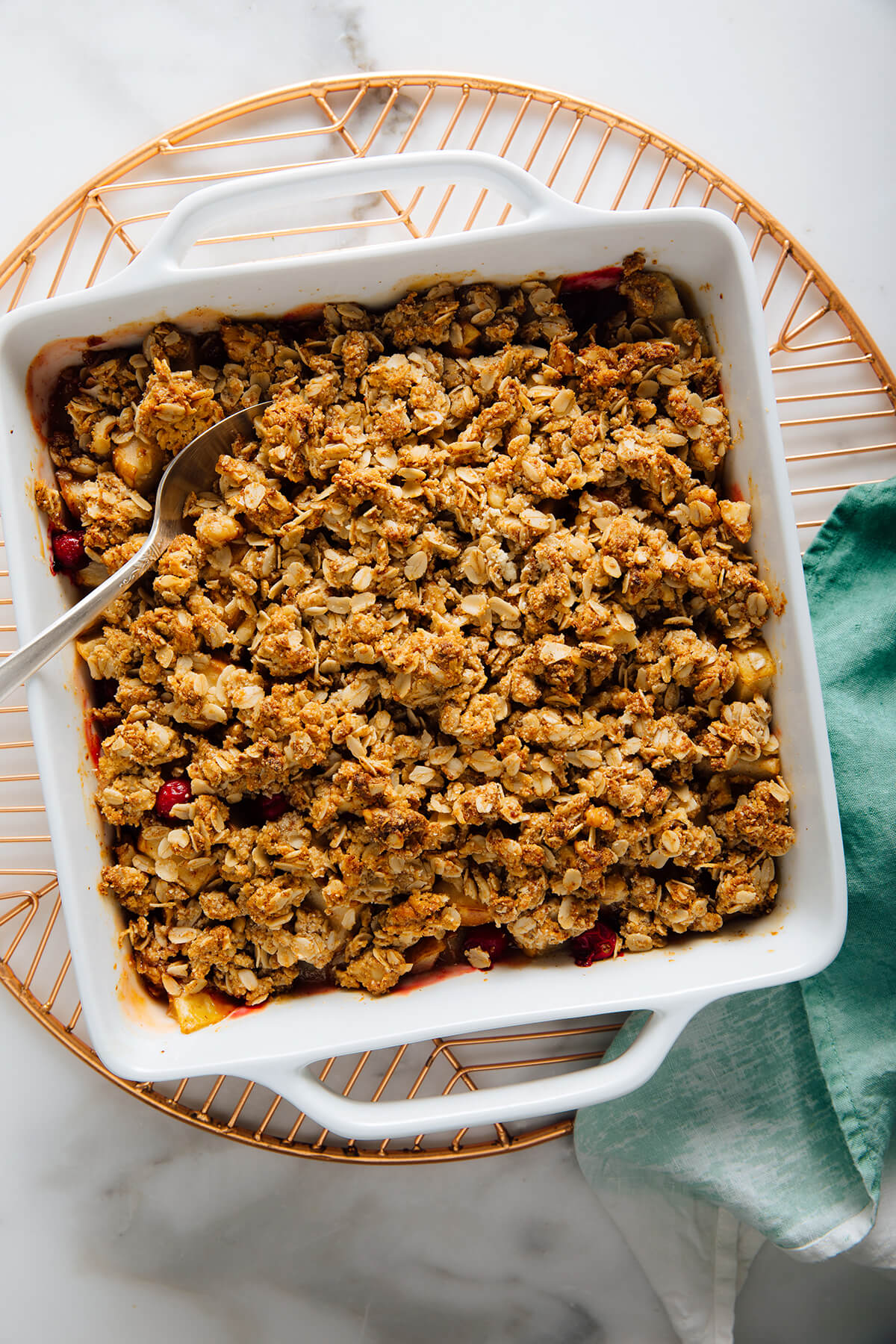baked pear crisp