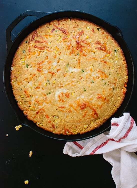 Brown butter and honey cornbread - cookieandkate.com