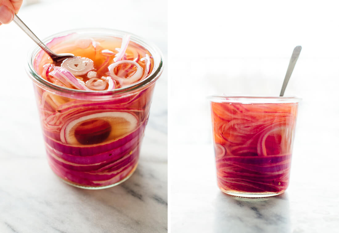onions in vinegar