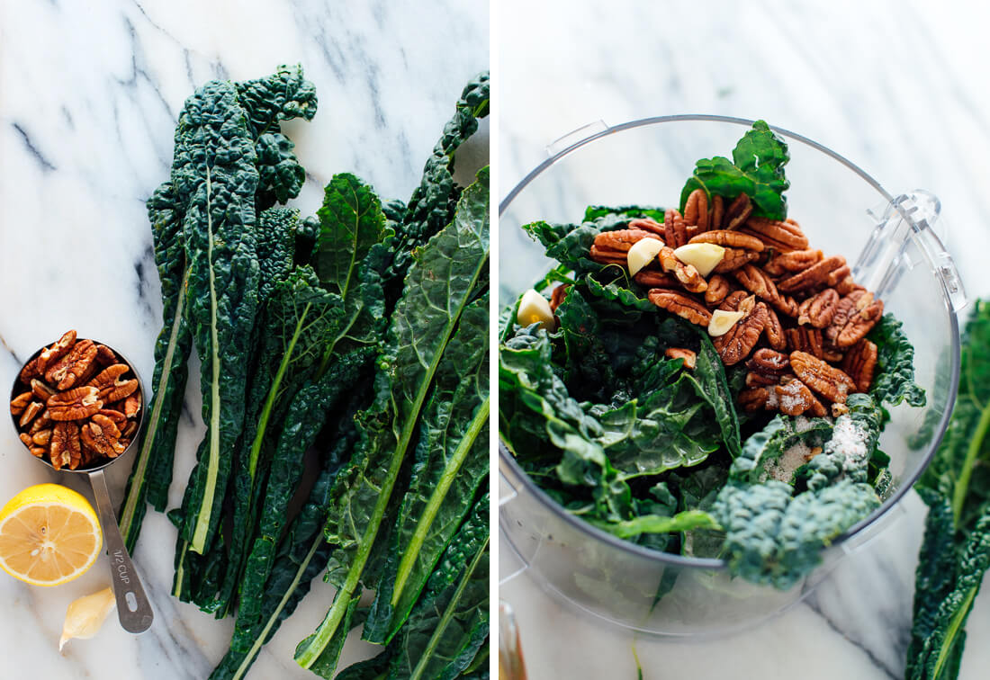 kale pesto ingredients