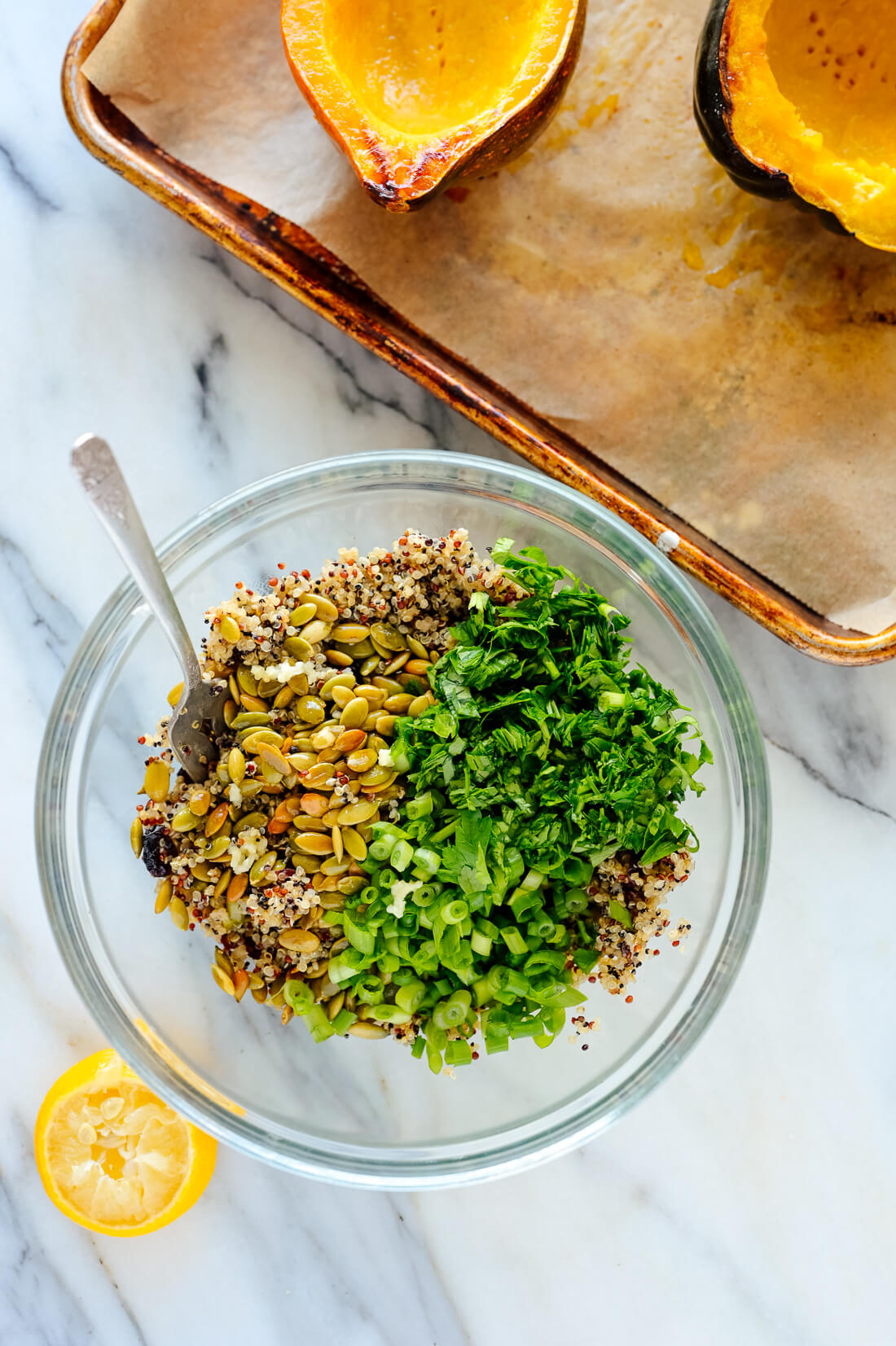 quinoa filling for acorn squash