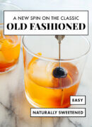 old fashioned drink