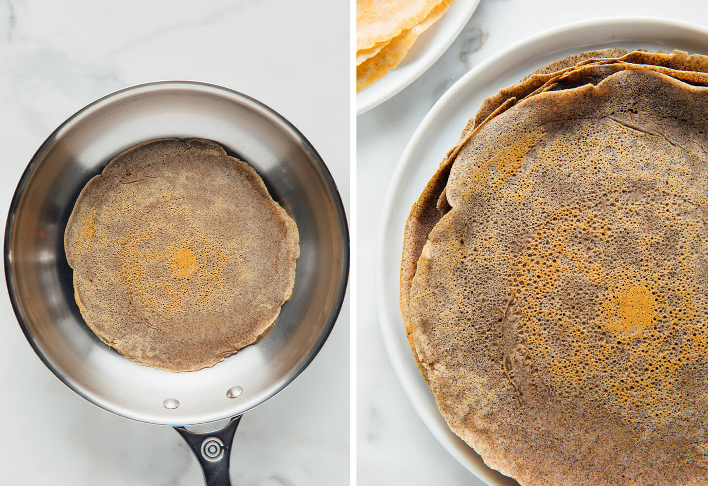 cooked crepes