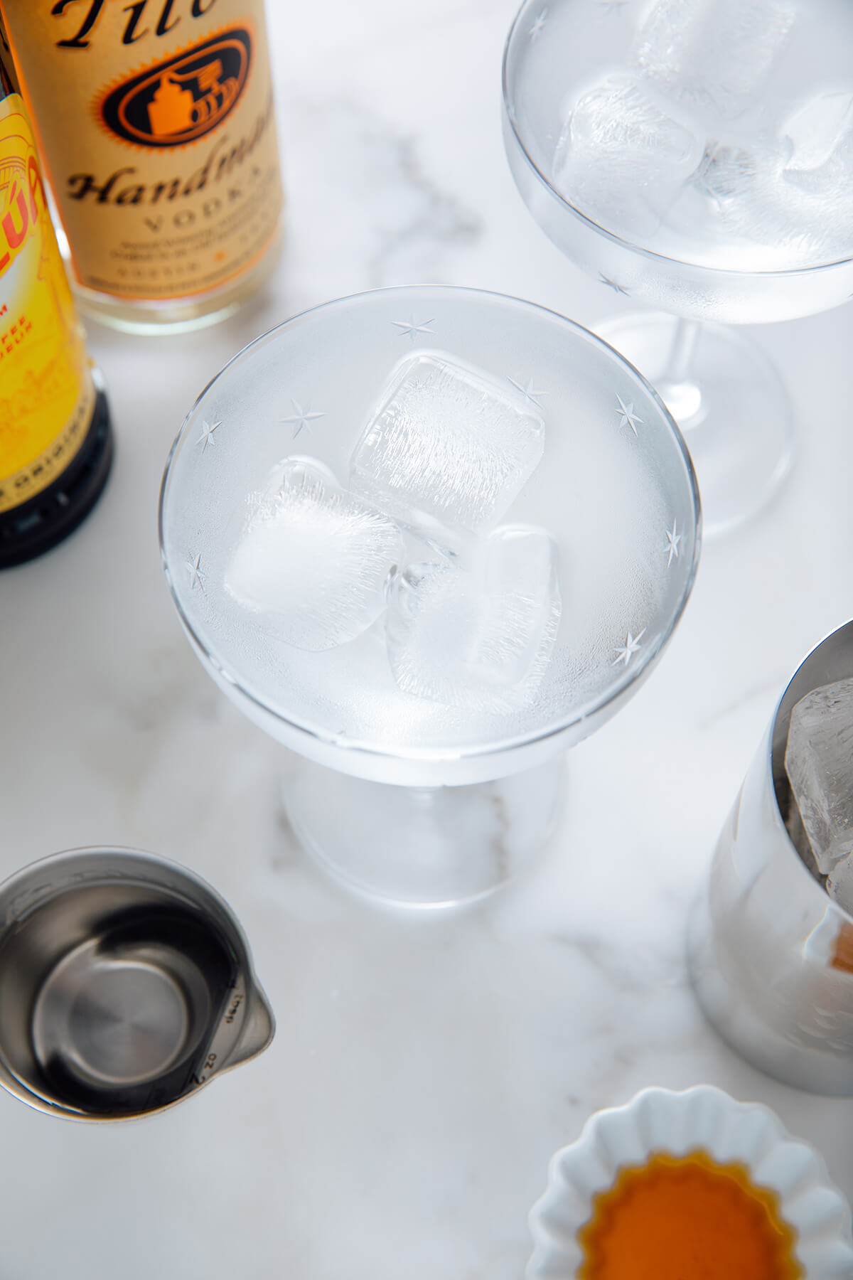 how to chill martini glasses