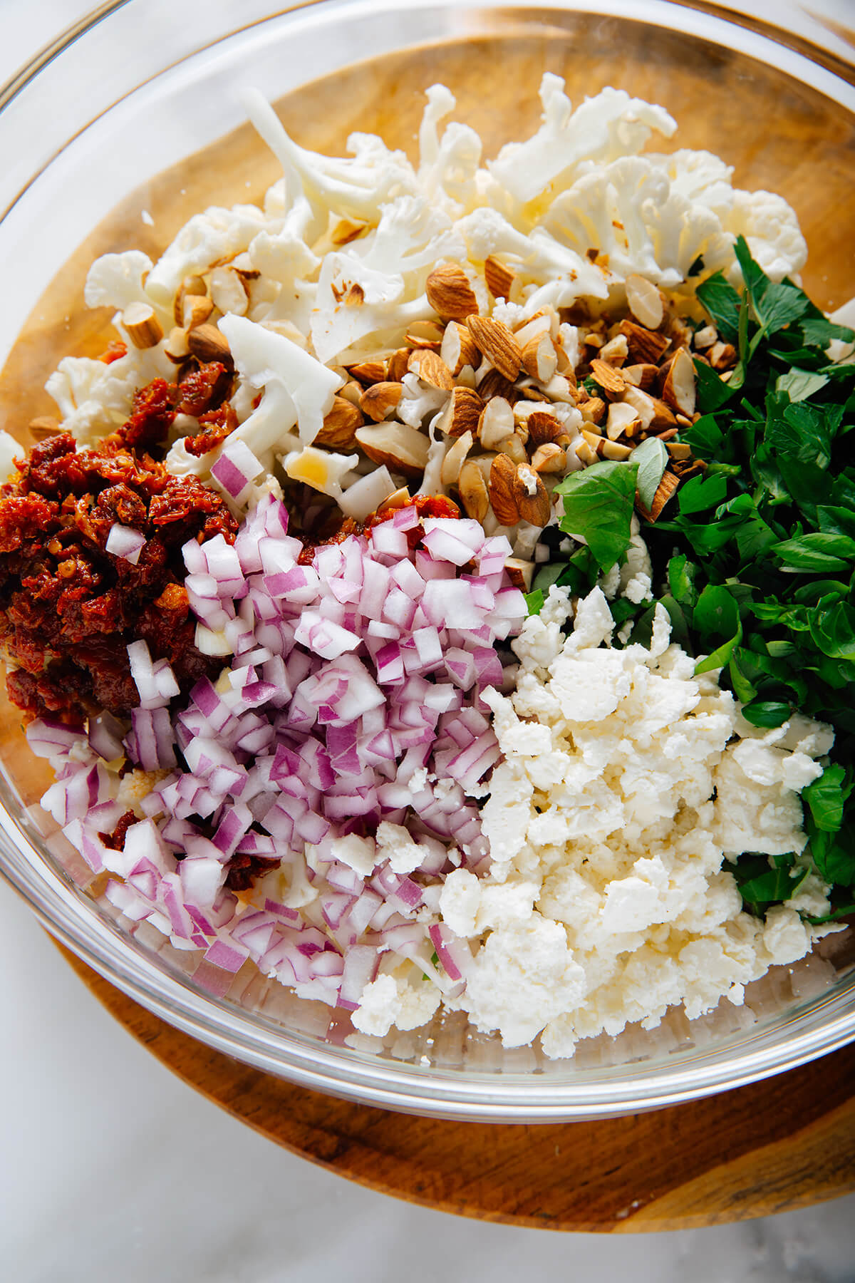 cauliflower salad components