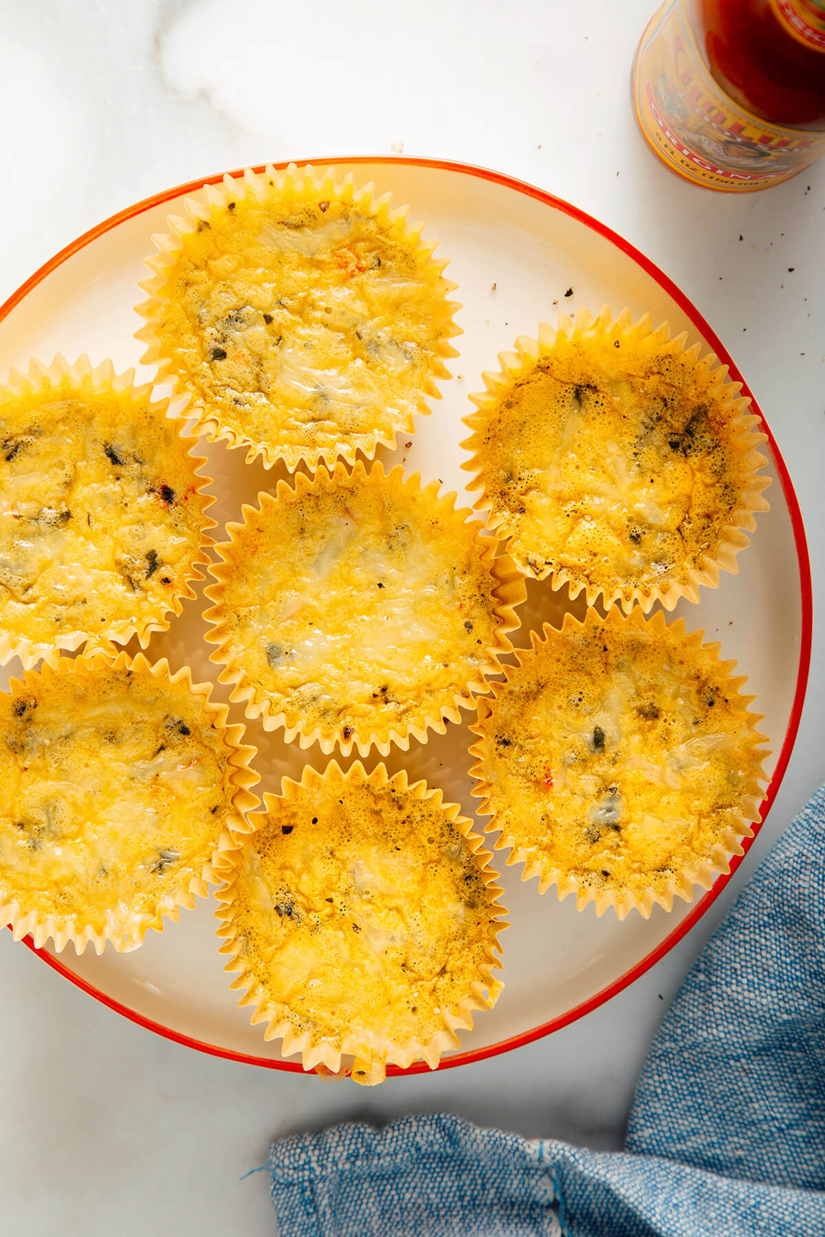egg bites on plate